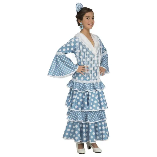 Disfraz Para Niños My Other Me Huelva Bailaora Flamenca 7-9 Años Turquesa