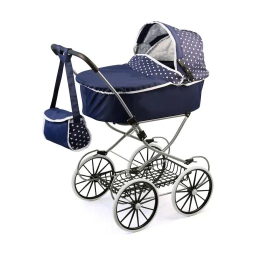 Carrito Para Muñecas Reig Classic Deluxe 70 x 42 x 89 cm Azul