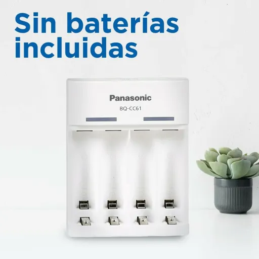 Cargador de Pilas Panasonic BQ-CC61USB