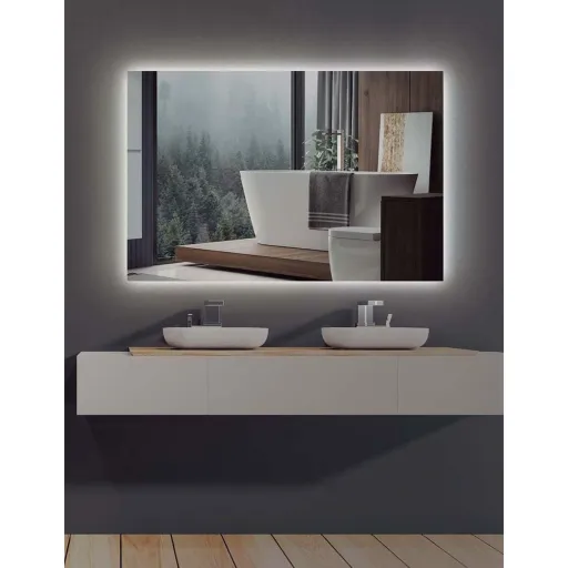 Espejo de Baño Con Luz LED Ledimex SUEC006-120 120 x 80 cm