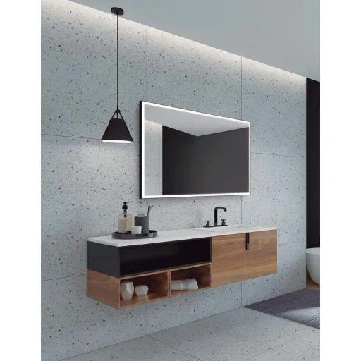 Espejo de Baño Con Luz LED Ledimex SUIZ010-120NG 120 x 80 cm