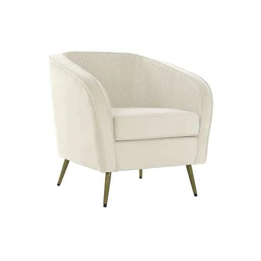 Sillón Home ESPRIT Crema 70 x 68 x 73 cm