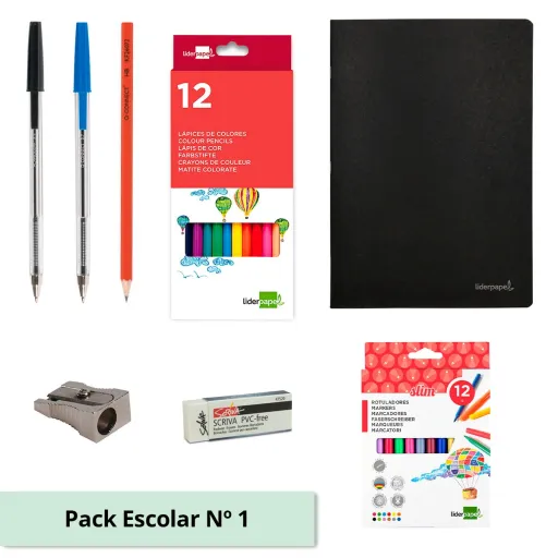 Pack Escolar Nº1 – El Kit Indispensable Para la Vuelta al Cole