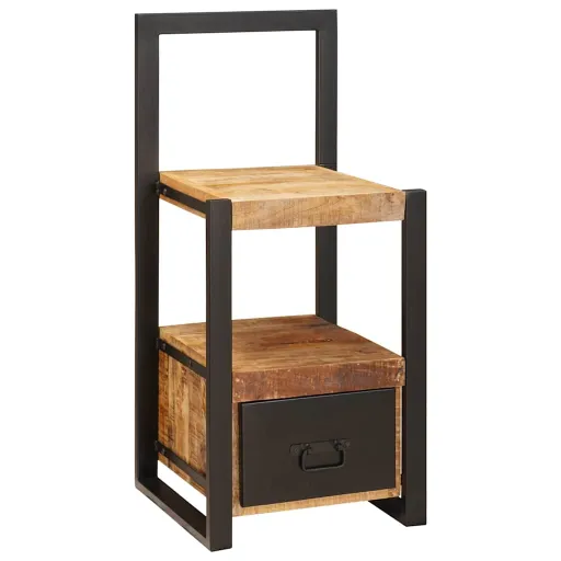 Perchero Marrón 40 x 40 x 90 cm Madera de Mango Maciza