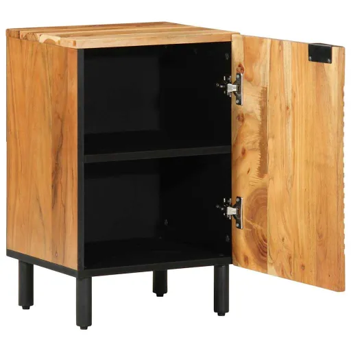 Gabinete de Lavabo Para Baño Con Estante Madera Contrachapada