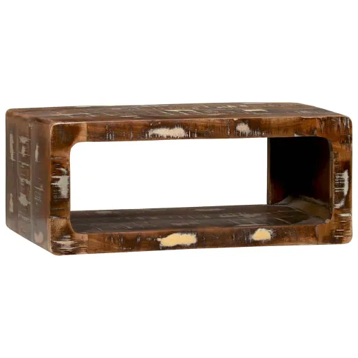 Mueble de TV 60 x 30 x 25 cm Madera Maciza Recuperada