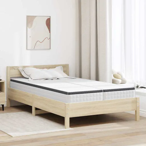 Colchón   y Gris 60 x 200 cm Resorte Bonell (2 pcs)