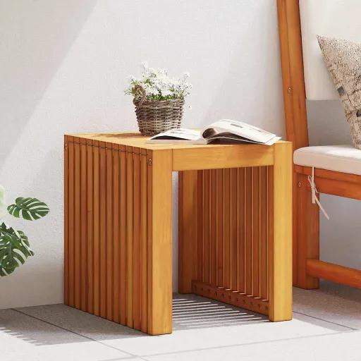Mesa Lateral Aceite Natural 43 x 36 x 40 cm