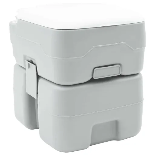 Inodoro de Camping Gris 41,5 x 36,5 x 42 cm