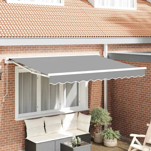 Estructura Del Toldo 2,5 x 2 m Acero Con Recubrimiento en Polvo