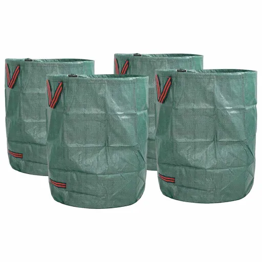 Bolsas de Desechos de Jardín   Verde 66 x 66 x 83,5 cm (4 pcs)