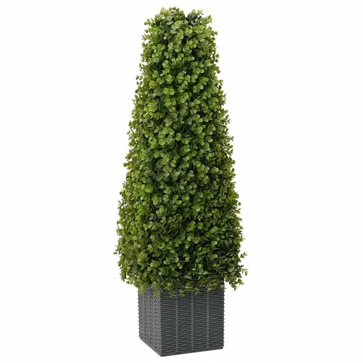 Torre de Hierba de Eucalipto Verde 27 x 27 x 90 cm Plástico