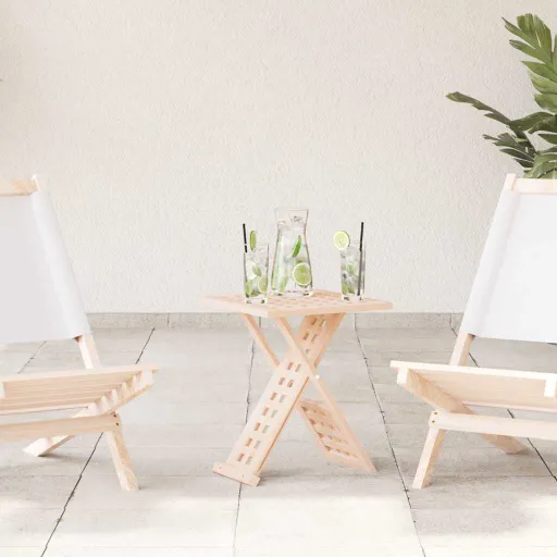 Mesa de Café Marrón 33 x 33 x 40,5 cm Madera de Nogal Sólido