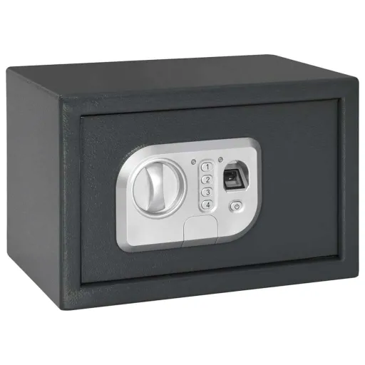Caja Fuerte Digital Gris Oscuro 31 x 20 x 20 cm Acero