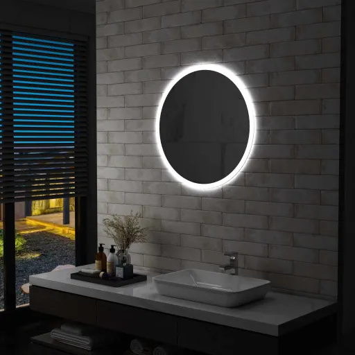 Espejo de Baño Con LED 70 cm