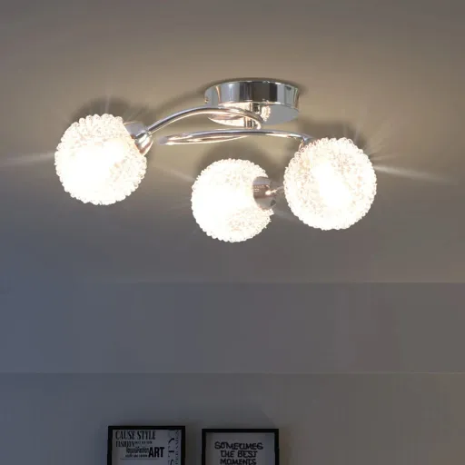 Lámpara de Techo Con 3 Bombillas LED G9 120 W