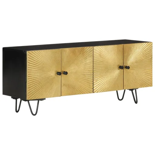Mueble de TV Madera Maciza de Mango 110x30x45 cm