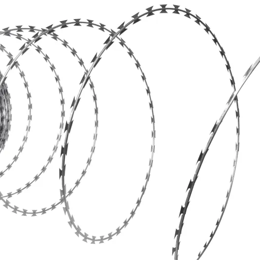 Alambre de Espino Concertina Helicoidal Acero Galvanizado 100 m