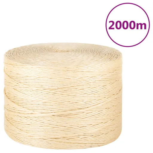 Cuerda 100% Sisal 3 mm 2000 m