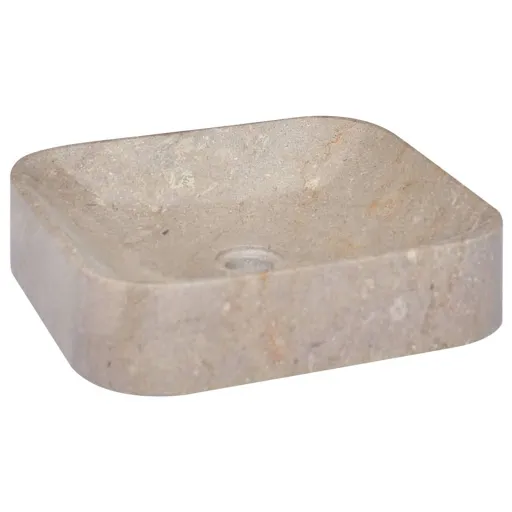 Lavabo Gris Mármol 40x40x10 cm