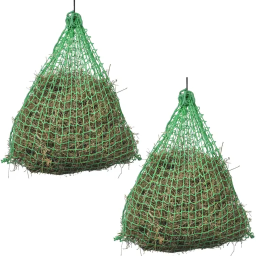 Redes Para Heno 2 Uds Redondas 0,75x0,5 m PP