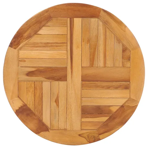 Plato Giratorio Para Mesa de Madera Maciza de Teca