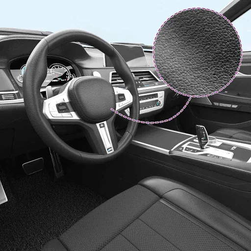 Láminas Para Coches 2 Uds Negro Mate 100x150 cm+50x150 cm