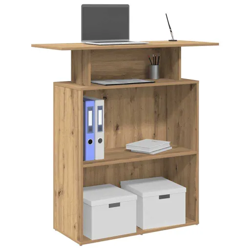 Mostrador de Recepción Roble Artisian 100x40x104 cm