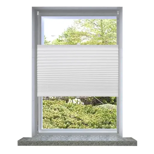 Plisse Persiana Blanco Cortina Plisada 50X150cm