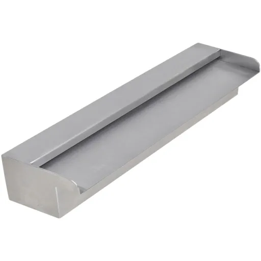 Fuente Cascada Rectangular Piscina Acero Inoxidable 45 cm