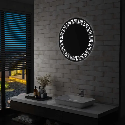 Espejo de Baño Con LED 70 cm