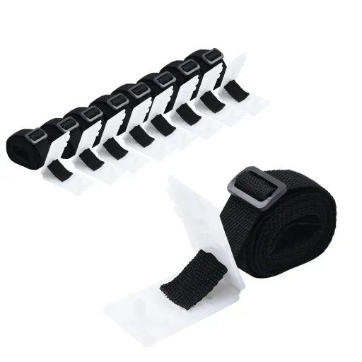 Fijaciones Para Enrollacobertor de Piscina Universal 8 Uds 1,8m