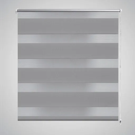 Estor Zebra 60,9x120 cm Tejido Ancho 56,7 cm Gris