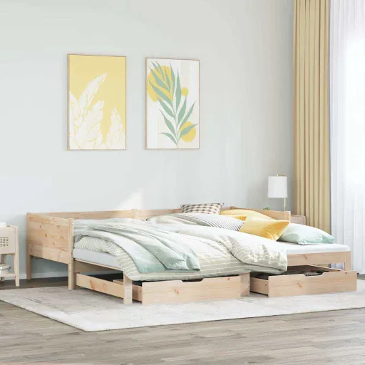 Sofá Cama Nido Con Cajones Sin Colchón 80x200 cm