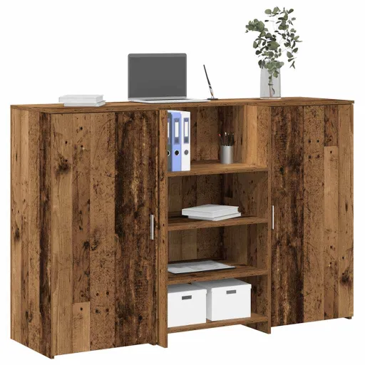Mostrador de Recepción Madera Vieja 155x50x103,5 cm