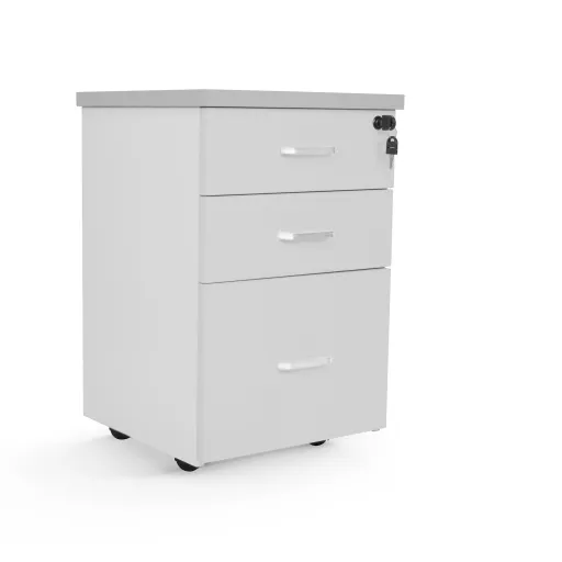 Cajonera Riva de Melamina Gris 400x400x610mm