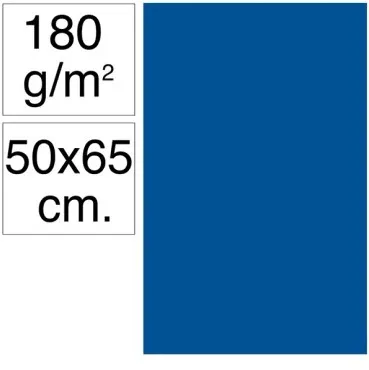 Cartulina Campus 50x65 180g Azul Marino - Campus