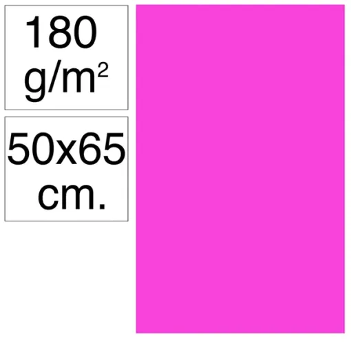 Cartulina Campus 50x65 180g Fucsia - Campus