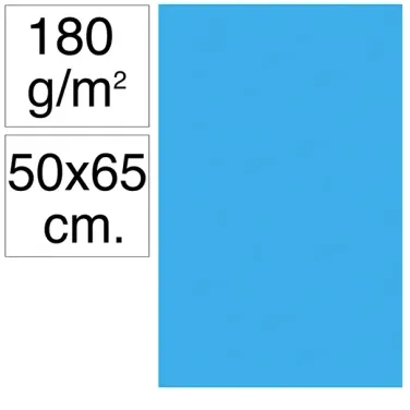Cartulina Campus 50x65 180g Azul - Campus