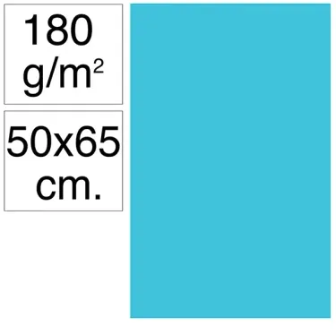 Cartulina Campus 50x65 180g Turquesa - Campus
