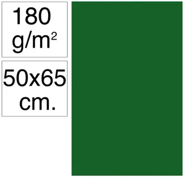 Cartulina Campus 50x65 180g Verde Selva - Campus