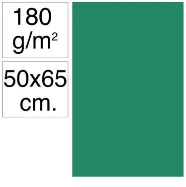 Cartulina Campus 50x65 180g Verde Pino - Campus
