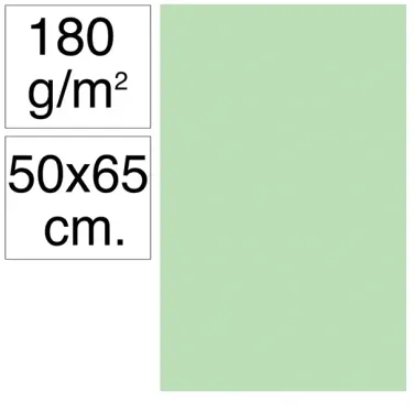 Cartulina Campus 50x65 180g Verde Manzana - Campus