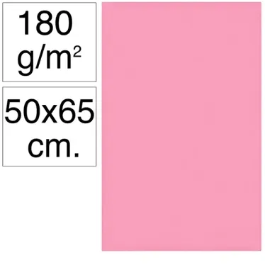 Cartulina Campus 50x65 180g Rosa Chiclete - Campus