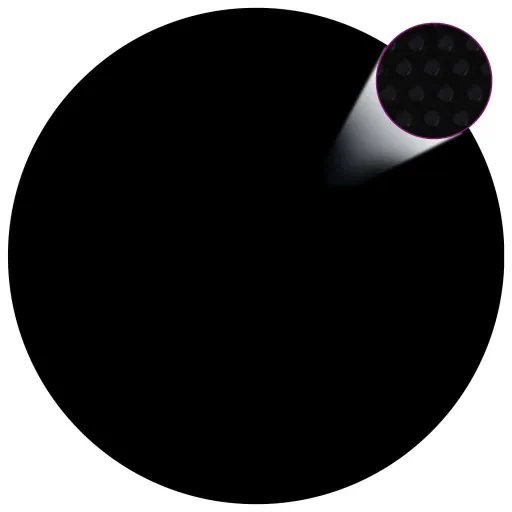 Cubierta de Piscina PE Negra 381 cm