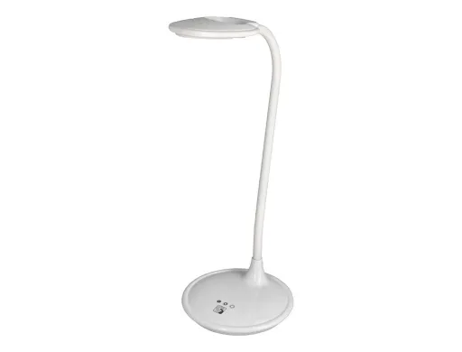 Lampara de Escritorio q-Connect Led 5w 250 lm Con Lupa Iluminación Ajustable Blanco