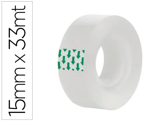 Cinta Adhesiva Greening Transparente 33 m x 15 mm