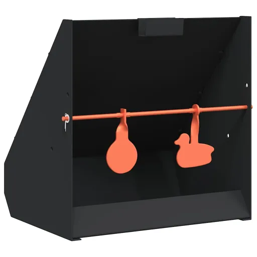 Caja Recogebalines Negro 31 x 23 x 31,5 cm Acero