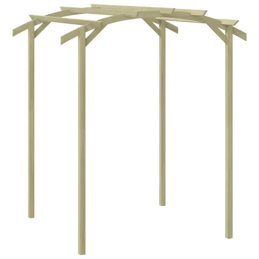 Pérgola de Jardín Madera de Pino Impregnada 180x197x210 cm