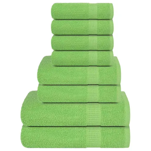 Juego de Toallas FROGN 8 Piezas Verde Manzana 360 g/m²
